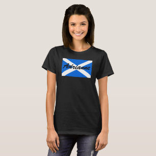 Individuelle Name Scottish Flag Cloccia T-Shirt