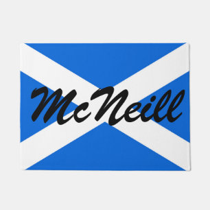 Individuelle Name Scottish Flag dmcn Fußmatte