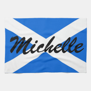 Individuelle Name Scottish Flag ktcnt Geschirrtuch