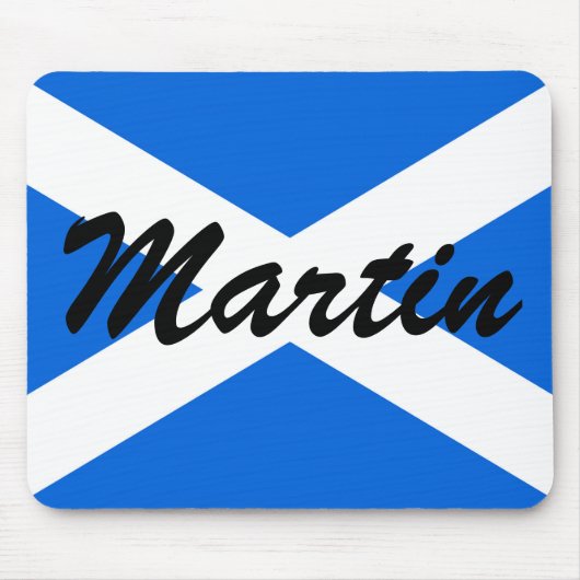 Individuelle Name Scottish Flag Mousepad (Vorne)
