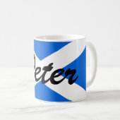 Individuelle Name Scottish Flag mugcccent Kaffeetasse (VorderseiteRechts)
