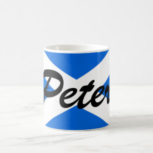 Individuelle Name Scottish Flag mugcccent Kaffeetasse