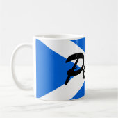 Individuelle Name Scottish Flag mugcccent Kaffeetasse (Links)