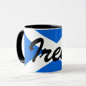 Individuelle Name Scottish Flag mugcccent Tasse (Vorderseite Links)