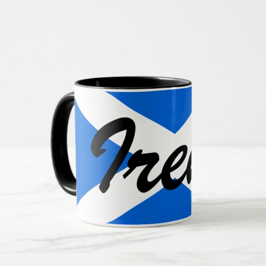 Individuelle Name Scottish Flag mugcccent Tasse (Vorderseite Links)
