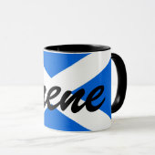 Individuelle Name Scottish Flag mugcccent Tasse (VorderseiteRechts)