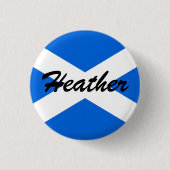 Individuelle Name Scottish Flag pbcnt Button (Vorderseite)