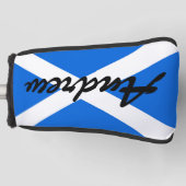 Individuelle Name Scottish Flag Pccer Golf Headcover (Vorderseite)