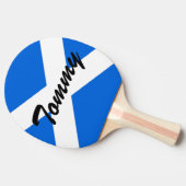 Individuelle Name Scottish Flag ppt Tischtennis Schläger (Seitenansicht)