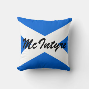 Individuelle Name Scottish Flag tpcnt Kissen