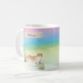 Individuelle Name Scottish Fold Cat Pet Kaffeetasse (Vorderseite Links)