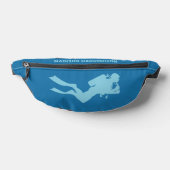 Individuelle Name Scuba Diver Bauchtasche (Ablage )