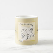 Individuelle Name, Segen zum Jahrestag der Hochzei Kaffeetasse (Mittel)