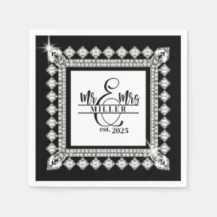 Individuelle Name Serviette