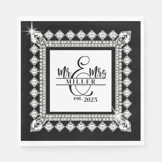 Individuelle Name Serviette (Vorderseite)