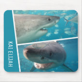 Individuelle Name Sharks Ocean Australia FotoColla Mousepad (Vorne)