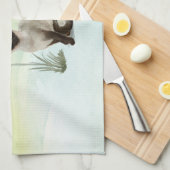 Individuelle Name Siamese Cat Pet Geschirrtuch (Viertel Falte)