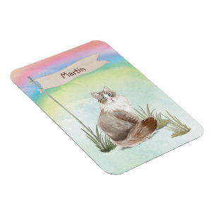 Individuelle Name Siberischer Katzen Magnet