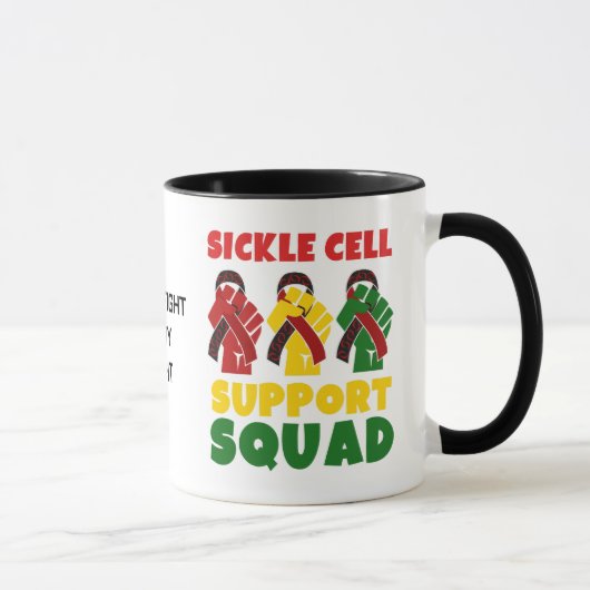 Individuelle Name SICKLE CELL SUPPORT SQUAD Tasse (Rechts)