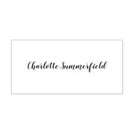 Individuelle Name Signature Business Owner Script Permastempel