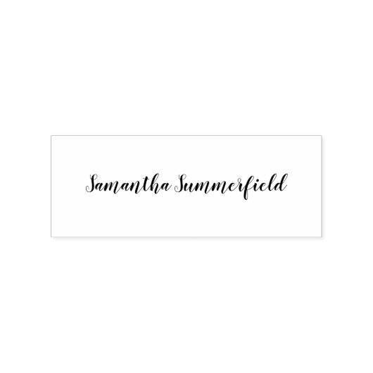 Individuelle Name Signature Script Business Manage Gummistempel (Prägung)