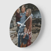 Individuelle Name Single Foto Uhr (Winkel)