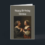 Individuelle Name Sister Birthday Liebe Karte<br><div class="desc">Individuelle Name Sister Birthday Liebe eine Schwester wertvoller als Gold</div>