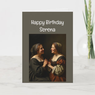 Individuelle Name Sister Birthday Liebe Karte