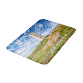 Individuelle Name Skarsviti Lighthouse, Island Badematte (Schrägansicht)