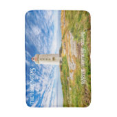 Individuelle Name Skarsviti Lighthouse, Island Badematte (Vorderseite Vertikal)