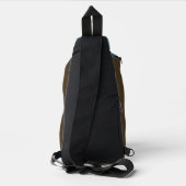 Individuelle Name Skateboard Crossbody Bag (Rückseite)