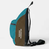 Individuelle Name Skateboard Crossbody Bag (Rechts)