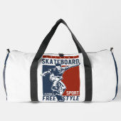 Individuelle Name Skateboard Duffle Bag (Rückseite)