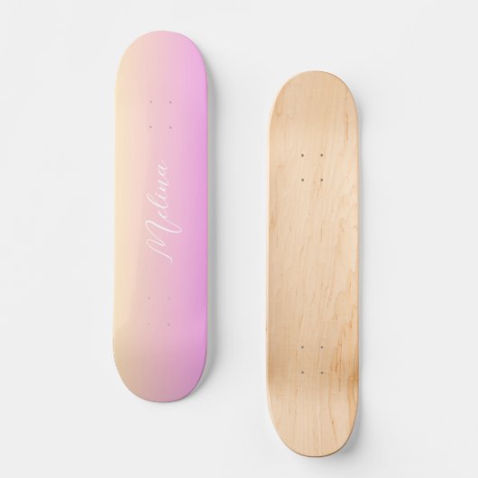 individuelle Name-Skateboard Skateboard (Vorderseite)