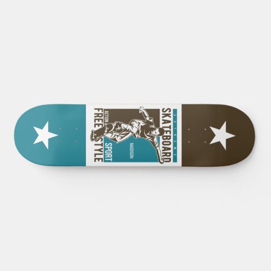 Individuelle Name Skateboarder Skateboard (Horizontal)