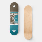 Individuelle Name Skateboarder Skateboard (Vorderseite)