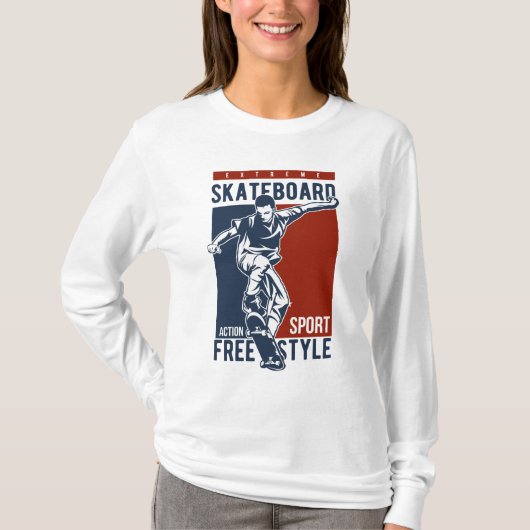 Individuelle Name Skateboarding Shirts & Jacken (Vorderseite)