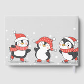 Individuelle Name Skaten Penguins Gästebuch (Rückseite)