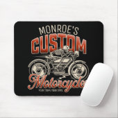 Individuelle Name Skeleton Motorrad-Shop Mousepad (Mit Mouse)