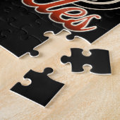 Individuelle Name Skeleton Motorrad-Shop Puzzle (Seite)