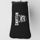 Individuelle Name Skull Golf Ball und Crossbones Headcover (Rotieren 90)