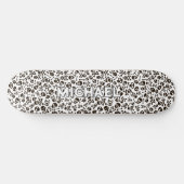 Individuelle Name Skull Pattern Skateboard (Horizontal)