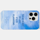 Individuelle Name Sky Quote Case-Mate iPhone Hülle (Rückseite (Horizontal))