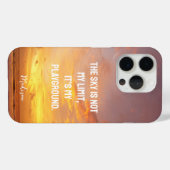 Individuelle Name Sky Quote Case-Mate iPhone Hülle (Rückseite (Horizontal))
