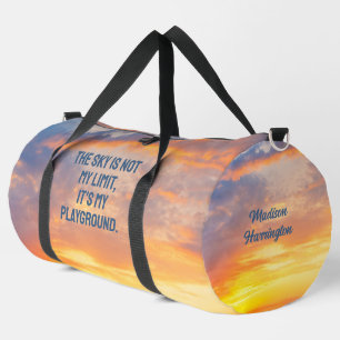 Individuelle Name Sky Quote Duffle Bag