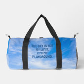 Individuelle Name Sky Quote Duffle Bag (Vorderseite)