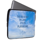 Individuelle Name Sky Quote Laptopschutzhülle (Vorne Rechts)
