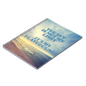 Individuelle Name Sky Quote Notizblock (Linke Seite)
