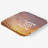 Individuelle Name Sky Quote Pappteller (Gewinkelt)