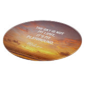 Individuelle Name Sky Quote Schneidebrett (Ecke)